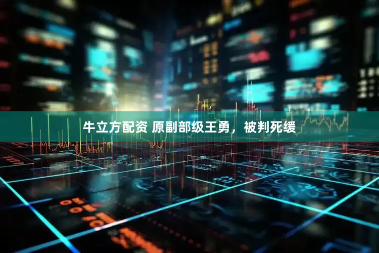 牛立方配资 原副部级王勇，被判死缓